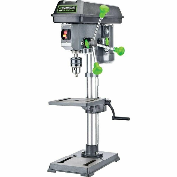 Genesis 10 In. 5-Speed Bench Top Drill Press with Work Light GDP1005A